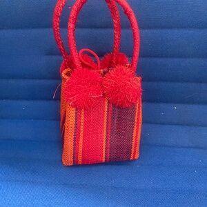 Hand made straw bag from Madagascar